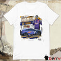 Denny Hamlin Checkered Flag Sports 10 12 2025 South Point 400 Race Winner Signature t-shirt