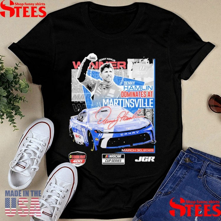 Denny Hamlin Cookout 400 Race Winner 2025 Shirts