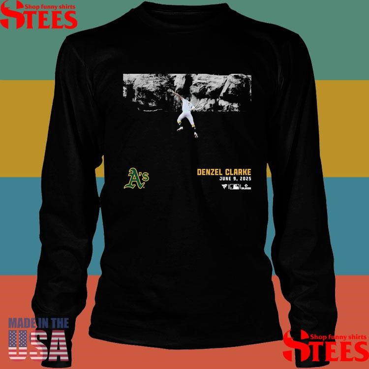 Denzel Clarke Oakland Athletics Vs Los Angeles Angels June 9 2025 T-shirt
