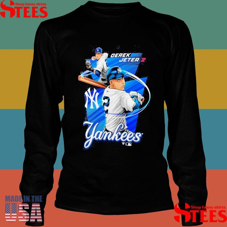 Derek Jeter New York Yankees Anime Graphic T-shirt
