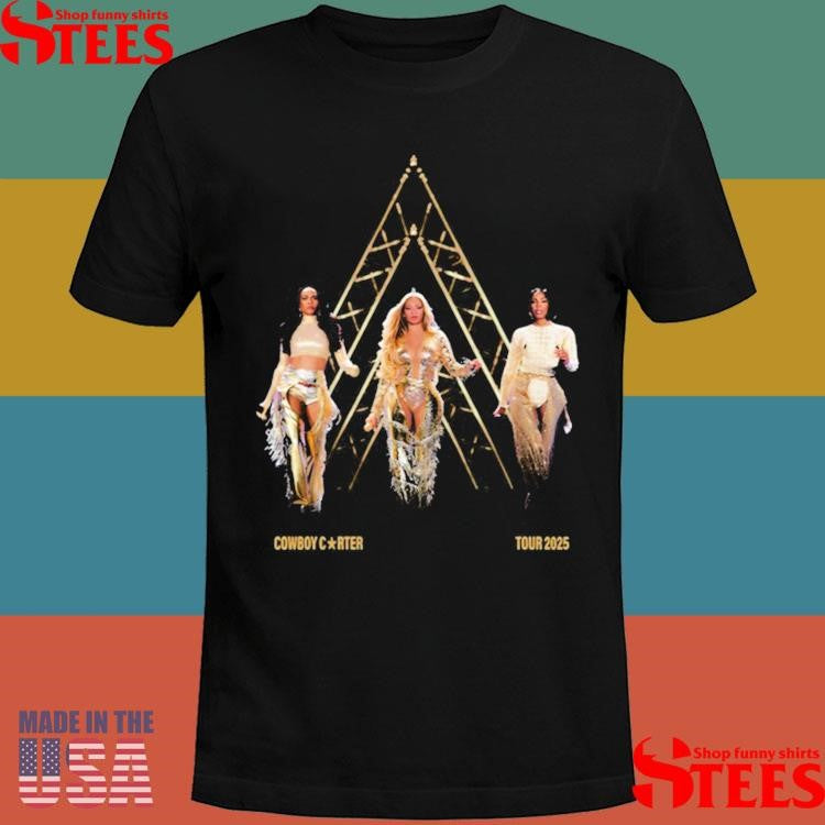 Destiny’s Child Reunites After 6 Years In Beyonce Concert 2025 T-shirts