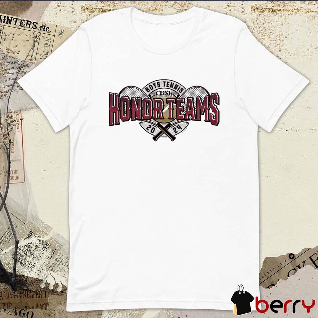 Detroit Catholic High School League Boys Tennis Honor Teams 2024 CHSL t-shirt