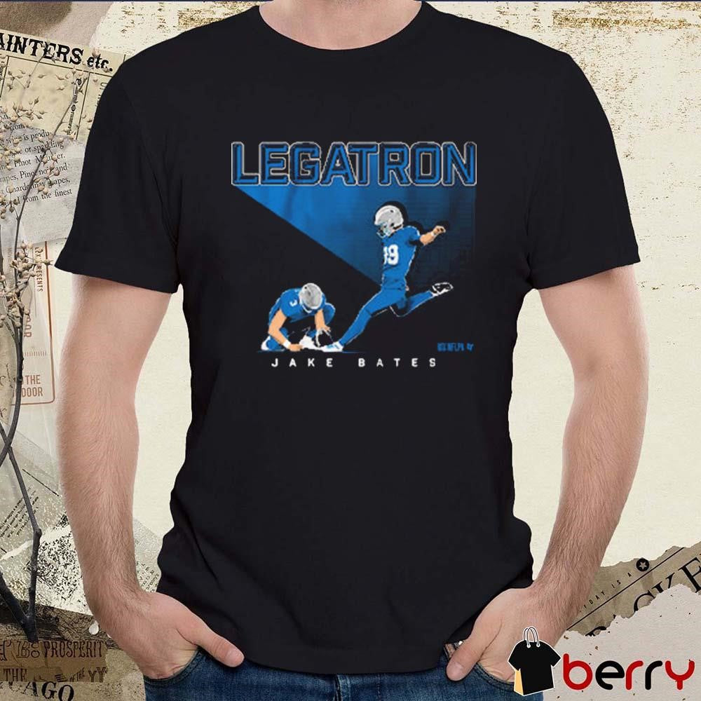 Detroit Lions Jake Bates Placekicker Legatron NFL t-shirt