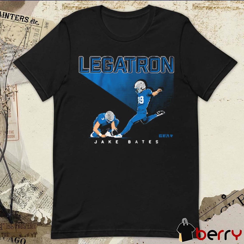 Detroit Lions Jake Bates Placekicker Legatron NFL t-shirt