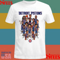 Detroit Pistons 2024-25 Roster Caricature Shirts