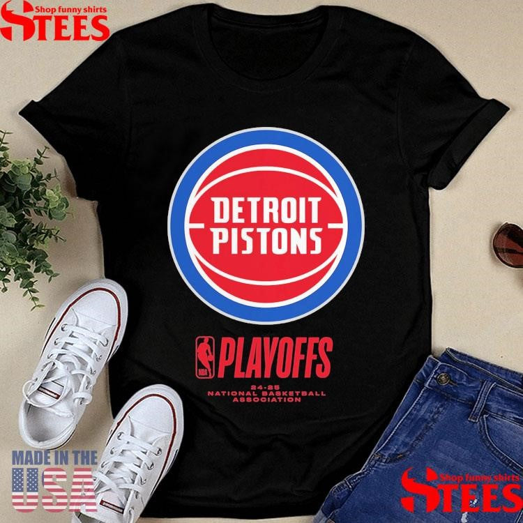 Detroit Pistons 2025 Nba Playoffs Alley Oop Shirts