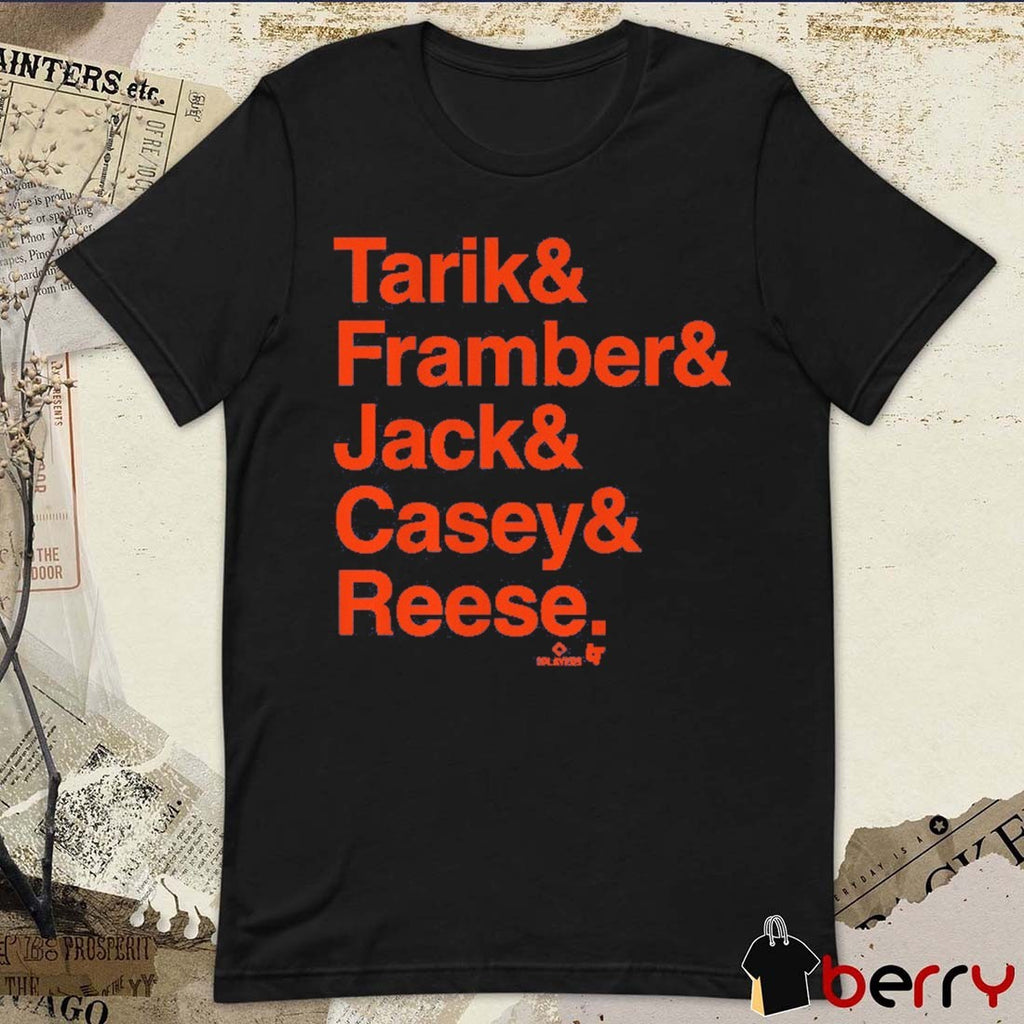 Detroit Tigers Baseball Tarik and Framber and Jack and Casey and Reese t-shirt