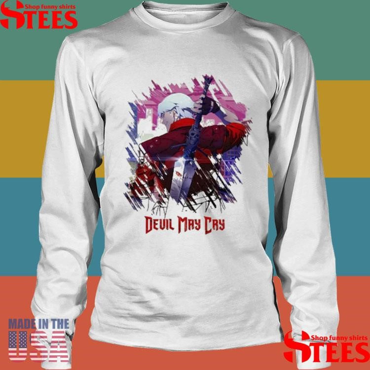 Devil May Cry Dante Oversized Faded Shirts