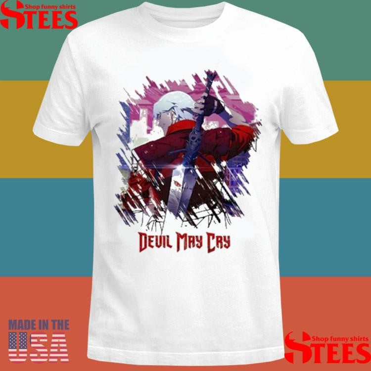 Devil May Cry Dante Oversized Faded Shirts