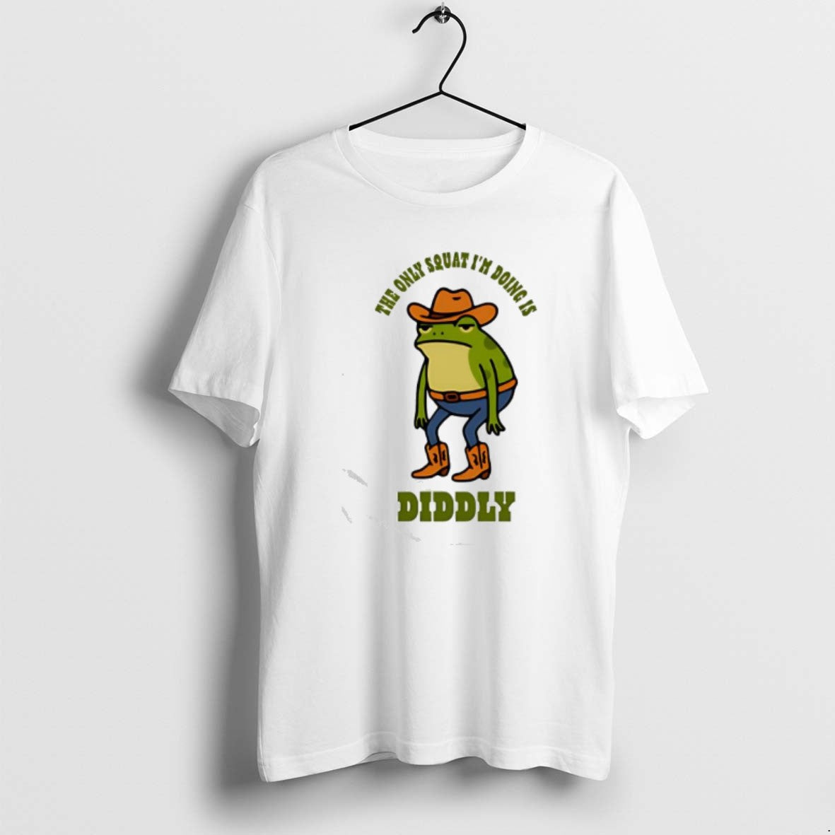 Official Diddly Squat Frog The Only Squat Im Doing Is Diddly T-Shirts, Hoodie, Sweatshirt | CiraTrend.com
