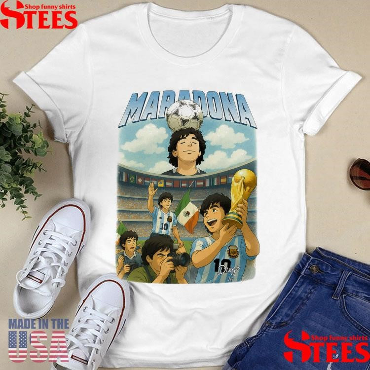 Diego Maradona Ghibli Shirts