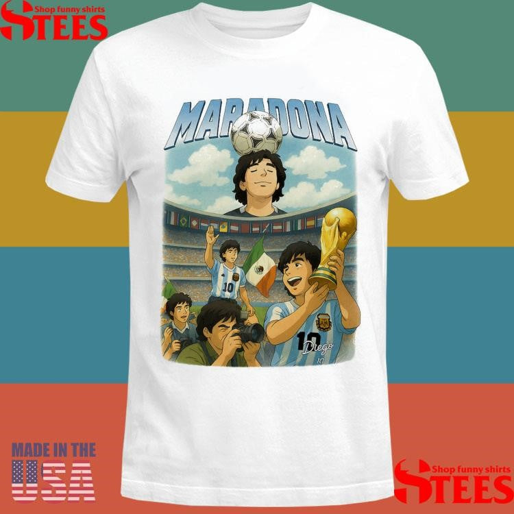 Diego Maradona Ghibli Shirts