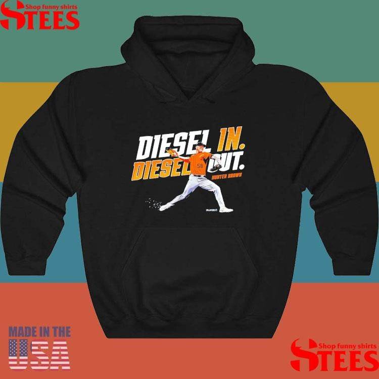 Diesel In. Diesel Out. Hunter Brown Shirts