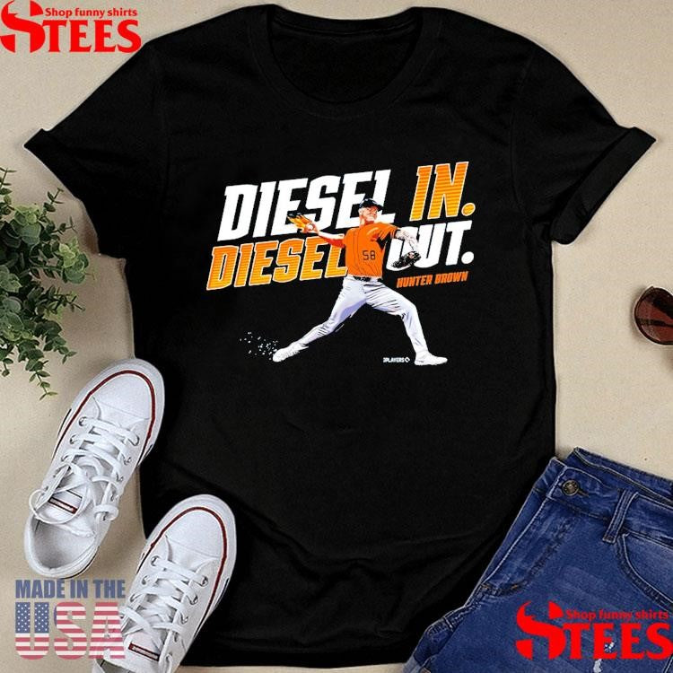 Diesel In. Diesel Out. Hunter Brown Shirts