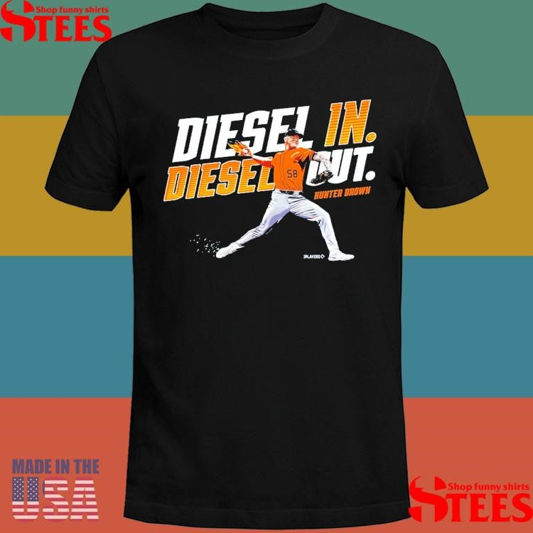 Diesel In. Diesel Out. Hunter Brown Shirts