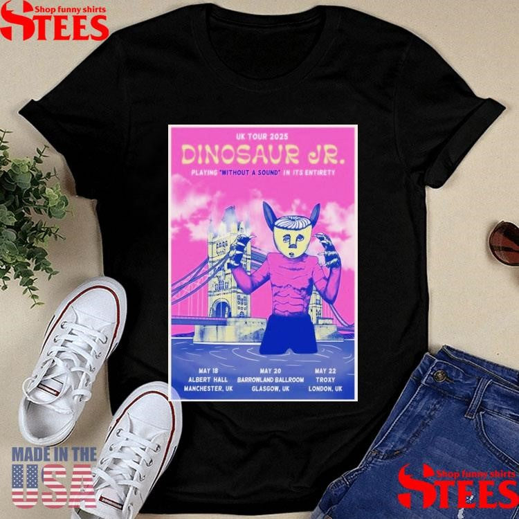 Dinosaur Jr May 20 2025 Glasgow Uk Tour Shirts