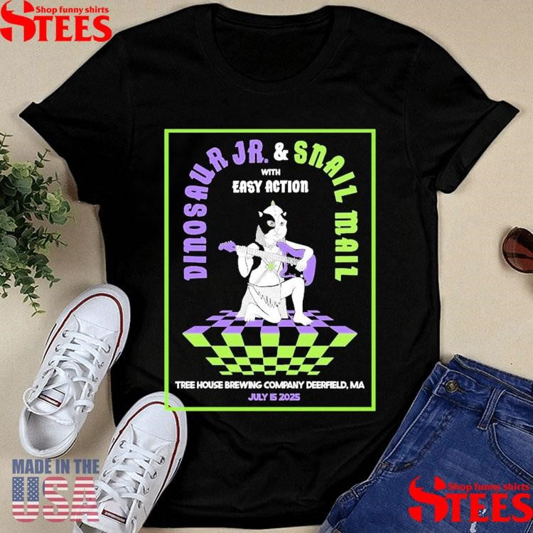 Dinosaur Jr. And Snail Mail In Deerfield Ma On July 15 2025 T-shirt