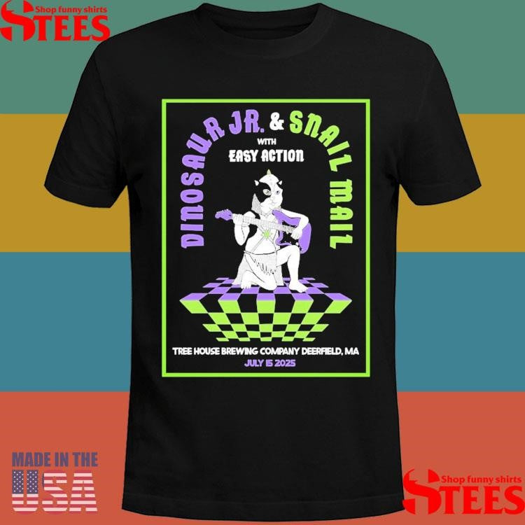 Dinosaur Jr. And Snail Mail In Deerfield Ma On July 15 2025 T-shirt