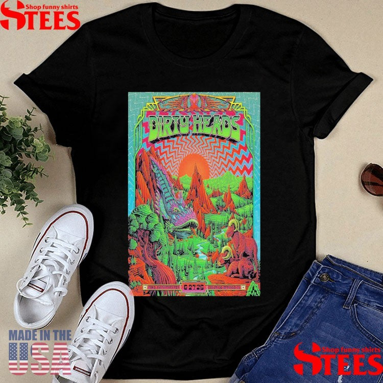 Dirty Heads June 27 2025 Colorado Springs Co Tour T-shirt