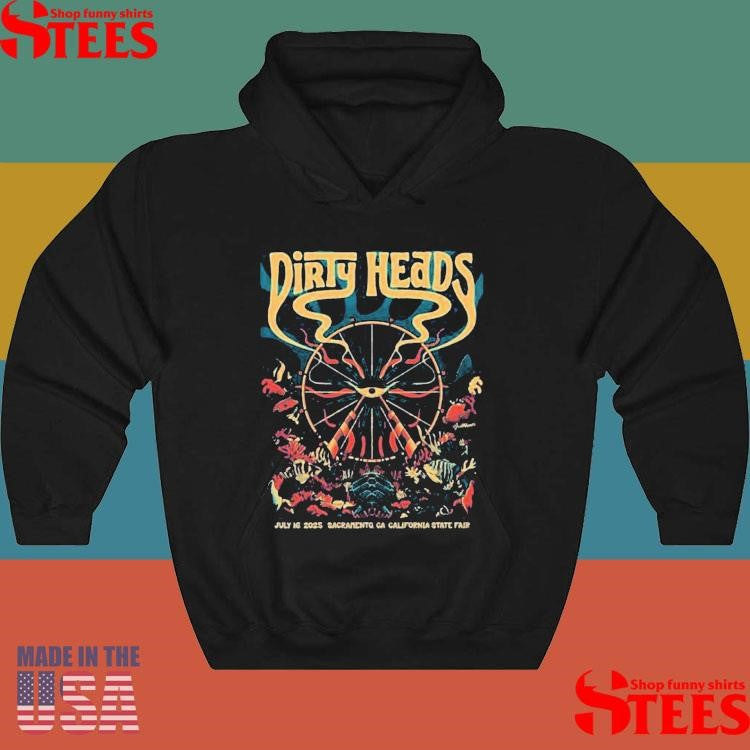 Dirty Heads Sacramento California 2025 Event Poster At California State Fair On July 16 2025 T-Shirt