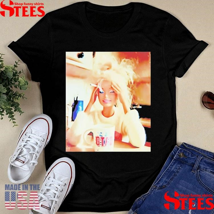 Distressed Doll Face Meme T-shirt
