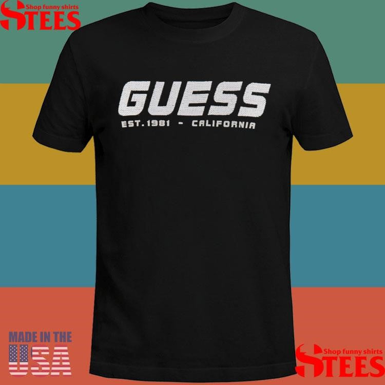 Dizz Guess Est 1981 California Logo T-shirt