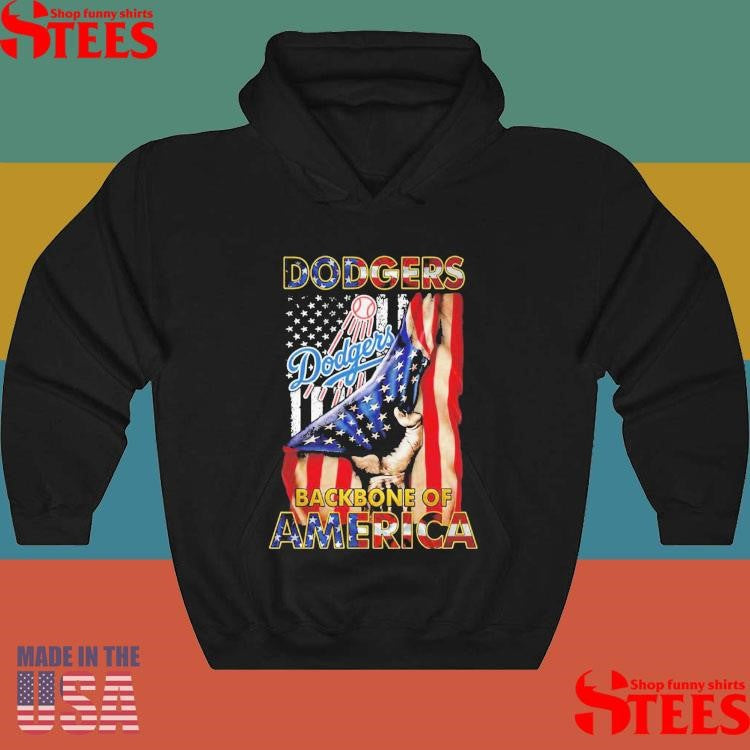Dodgers Backbone Of America July 4th Shirts