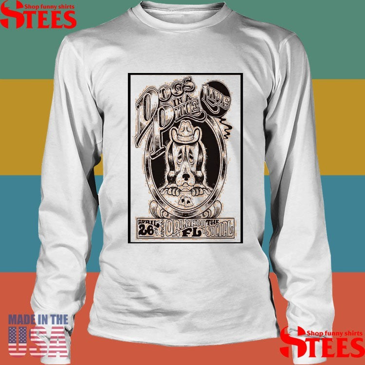 Dogs In A Pile The Social, Orlando, Fl Apr 26 2025 Concert Poster Shirts