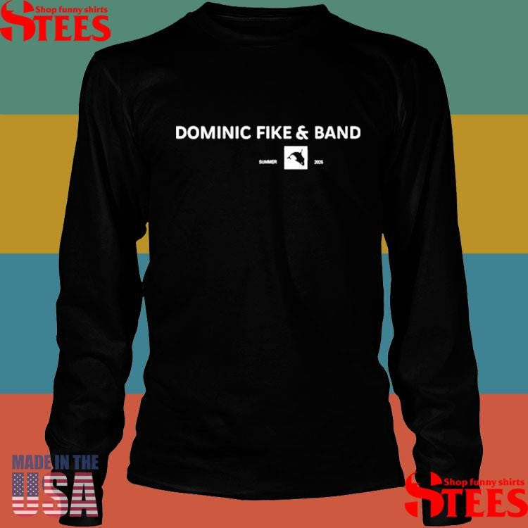 Dominic Fike & Band Summer 2025 Orca T-shirts
