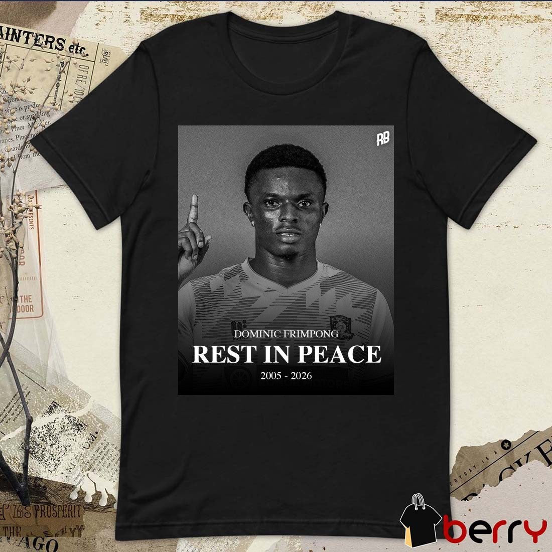 Dominic Frimpong Rest In Peace 2005 – 2026 Rising Ballers t-shirt