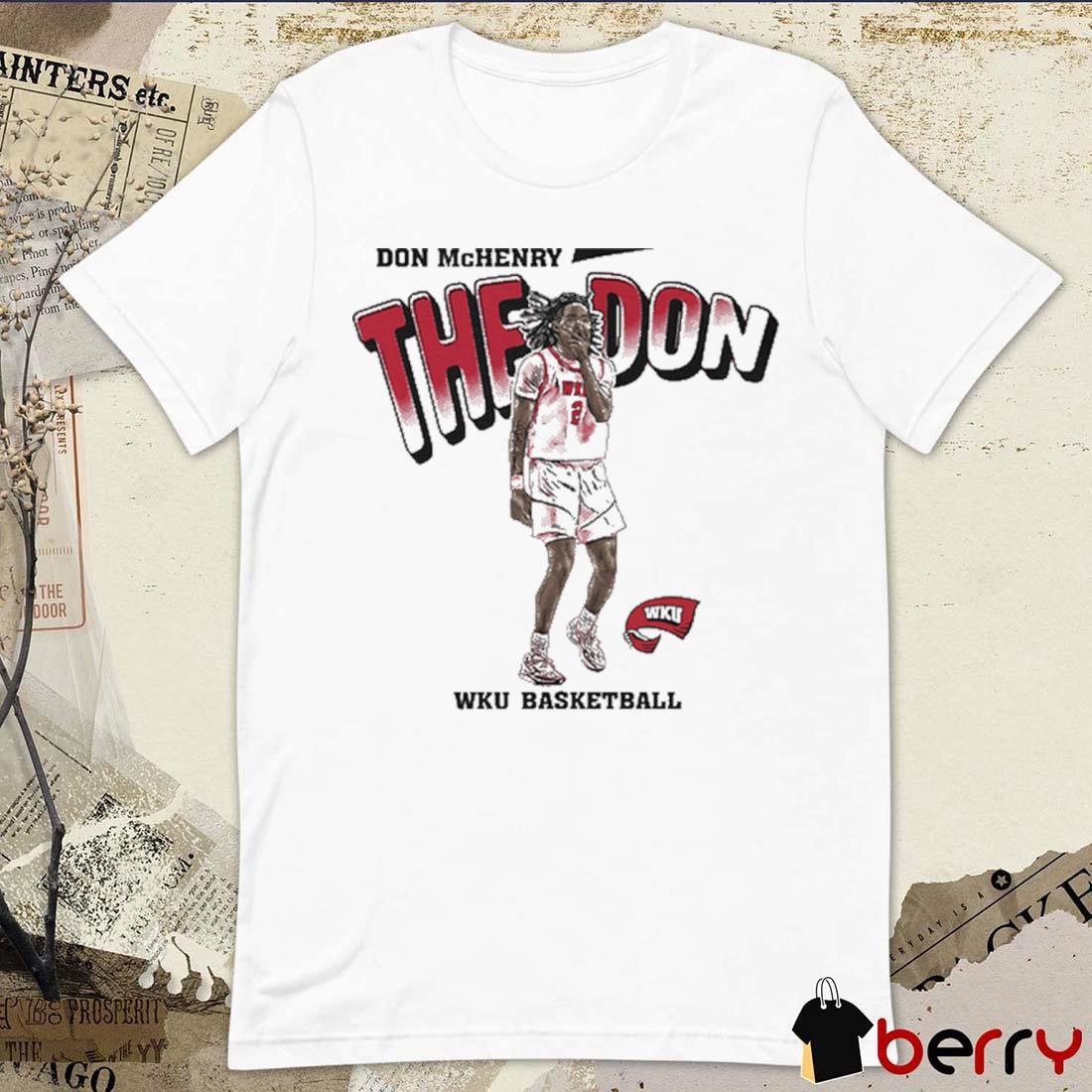Don McHenry The Don WKU Western Kentucky Basketball Illustrated t-shirt