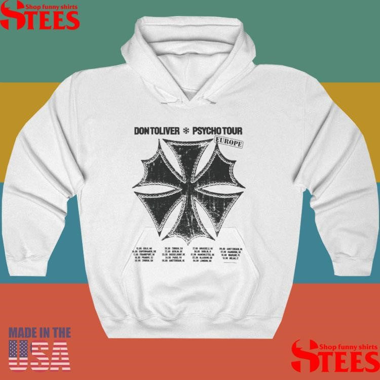 Don Toliver Hardstone Psycho Tour 2025 Dates Emblem T-shirt