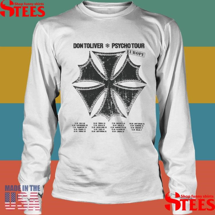 Don Toliver Hardstone Psycho Tour 2025 Dates Emblem T-shirt