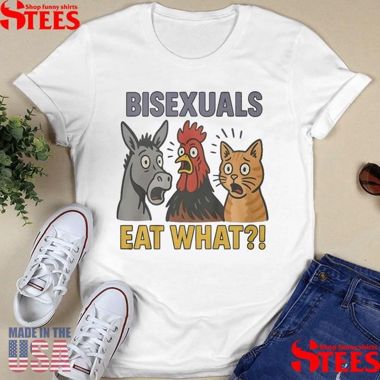 Donkey Chicken And Cat Bisexuals Eat What Shirts