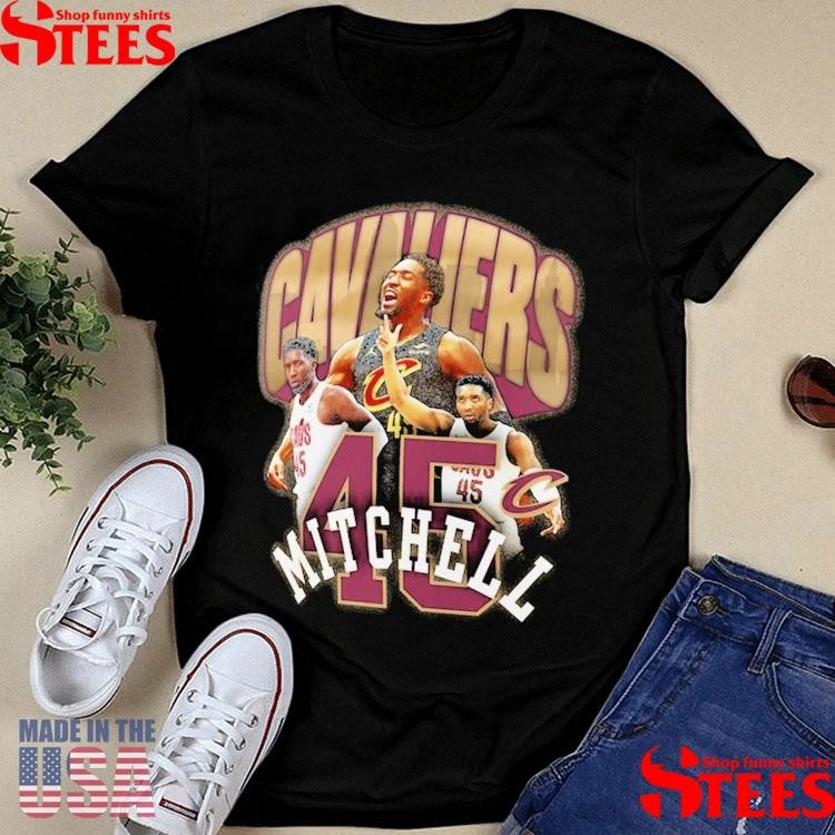 Donovan Mitchell Black Cleveland Cavaliers Notorious 4.0 Shirts