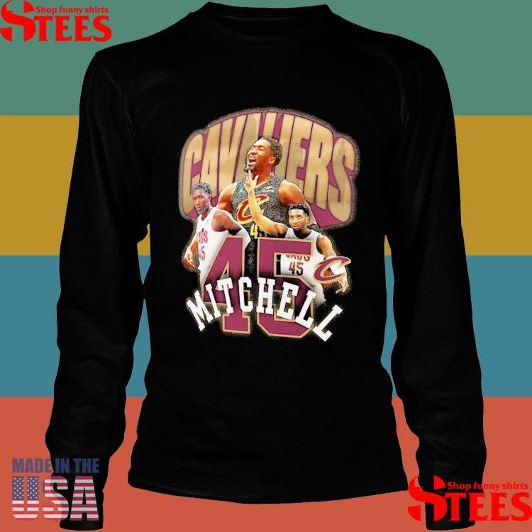 Donovan Mitchell Black Cleveland Cavaliers Notorious 4.0 Shirts