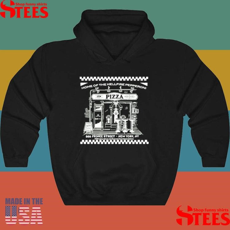 Doom X Prince St Pizza Home Of The Hellfire Pepperoni Shirts