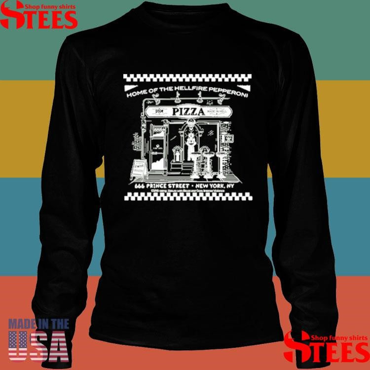Doom X Prince St Pizza Home Of The Hellfire Pepperoni Shirts