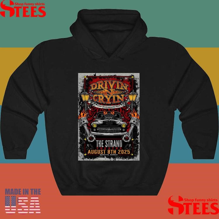 Drivin N Cryin Strand Theatre Marietta, Ga Aug 8 2025 T-shirt