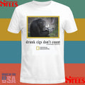 Drunk Cigs Don’t Count Chimpanzee Smoking Shirts
