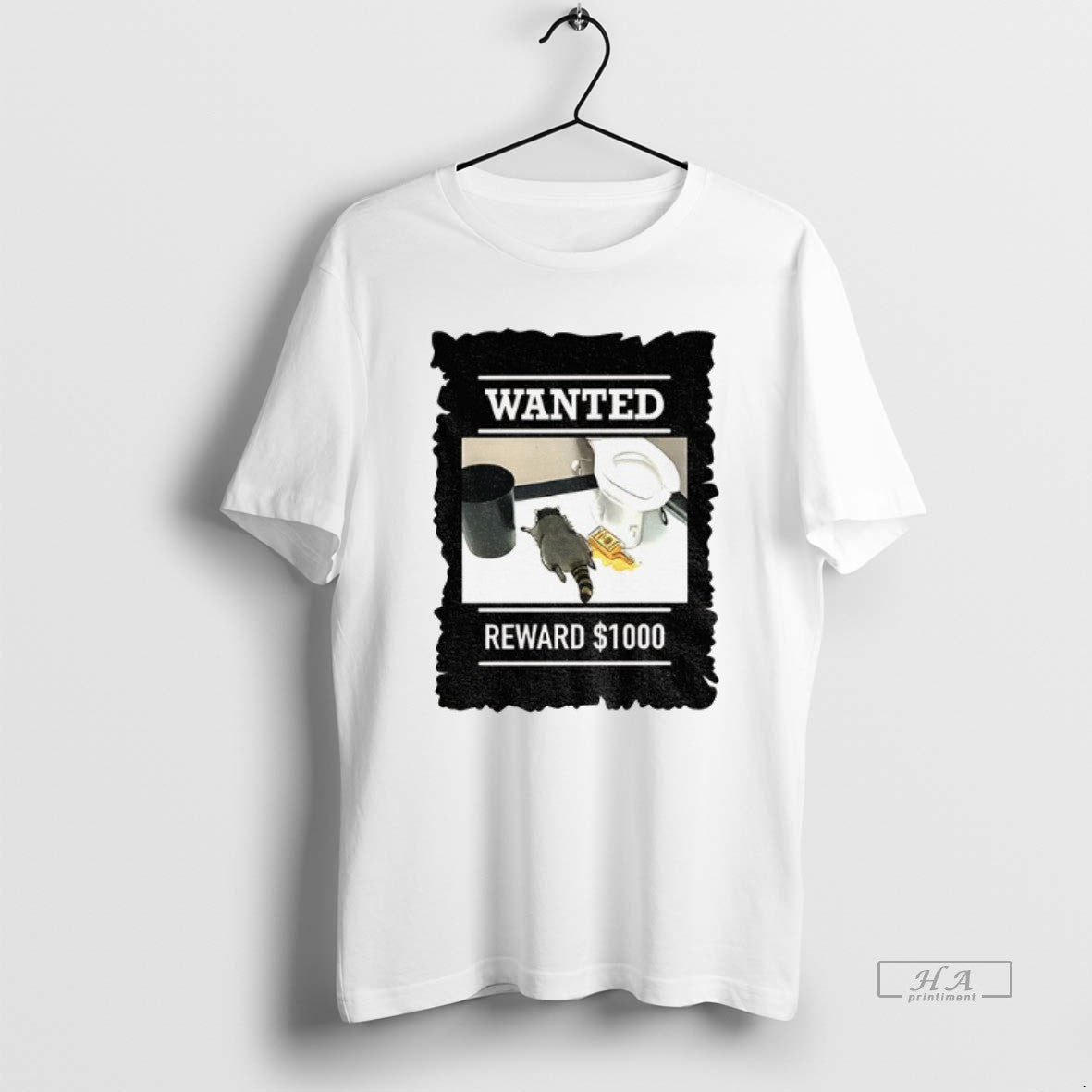Official Drunk Raccoon Liquor Drunk In The Bathroom Wanted Reward 1000 T-Shirts, Hoodie, Sweatshirt | CiraTrend.com