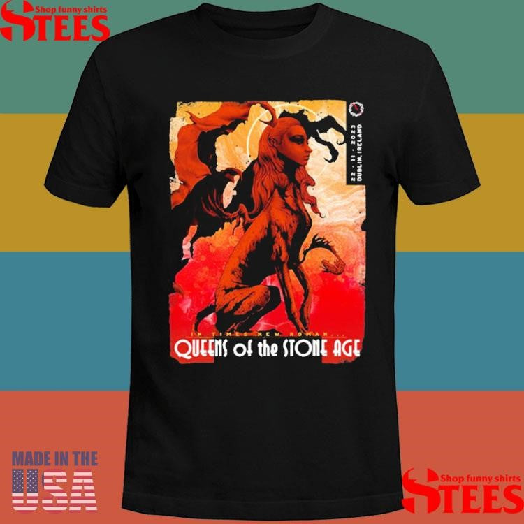 Dublin, Ireland Qotsa Nov 22, 2023 3arena Tonight Event Shirts