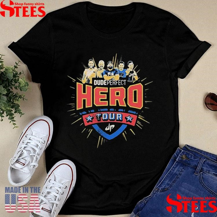 Dude Perfect Hero Tour Adult Tour 2025 T-shirt