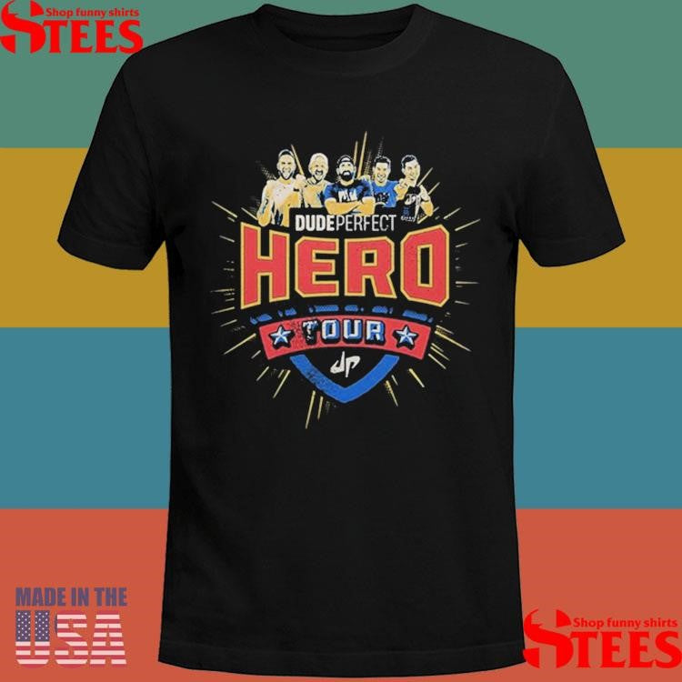 Dude Perfect Hero Tour Adult Tour 2025 T-shirt