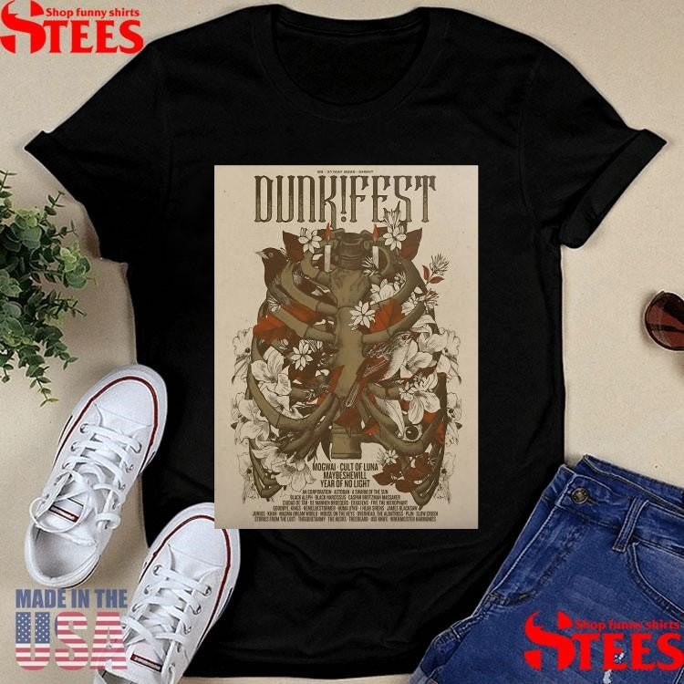 Dunk Festival De Vooruit Ghent Belgium May 29-31 2025 Shirts