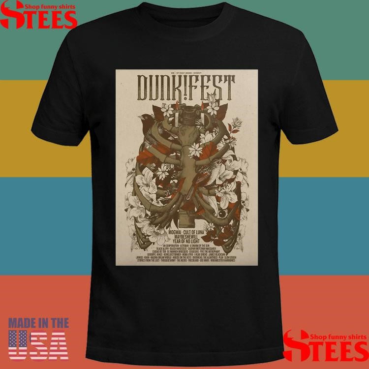 Dunk Festival De Vooruit Ghent Belgium May 29-31 2025 Shirts