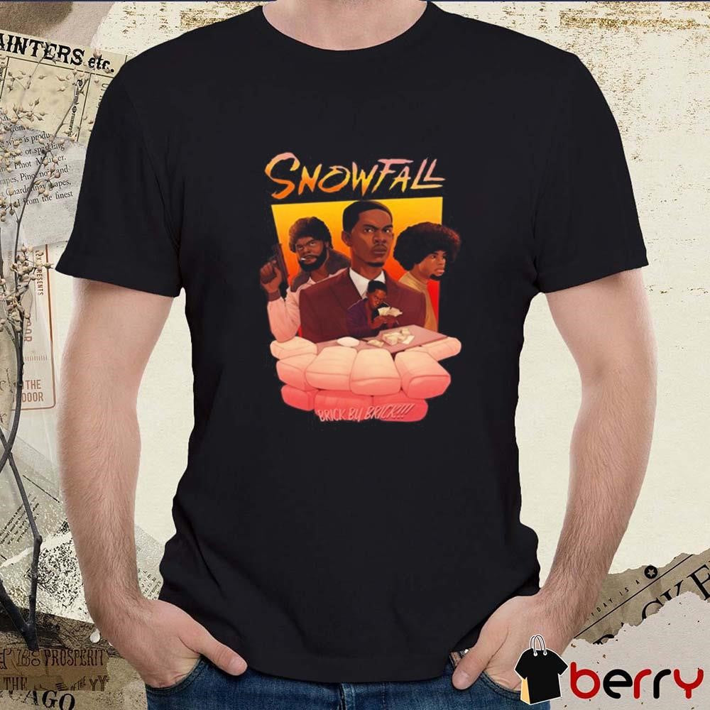 Duro Snowfall Brick By Brick Painting t-shirt
