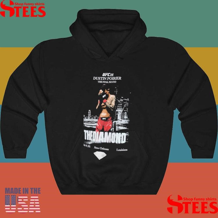 Dustin Poirier The Final Round The Diamond July 19 2025 New Orleans Louisiana Flag Boxy T-shirt