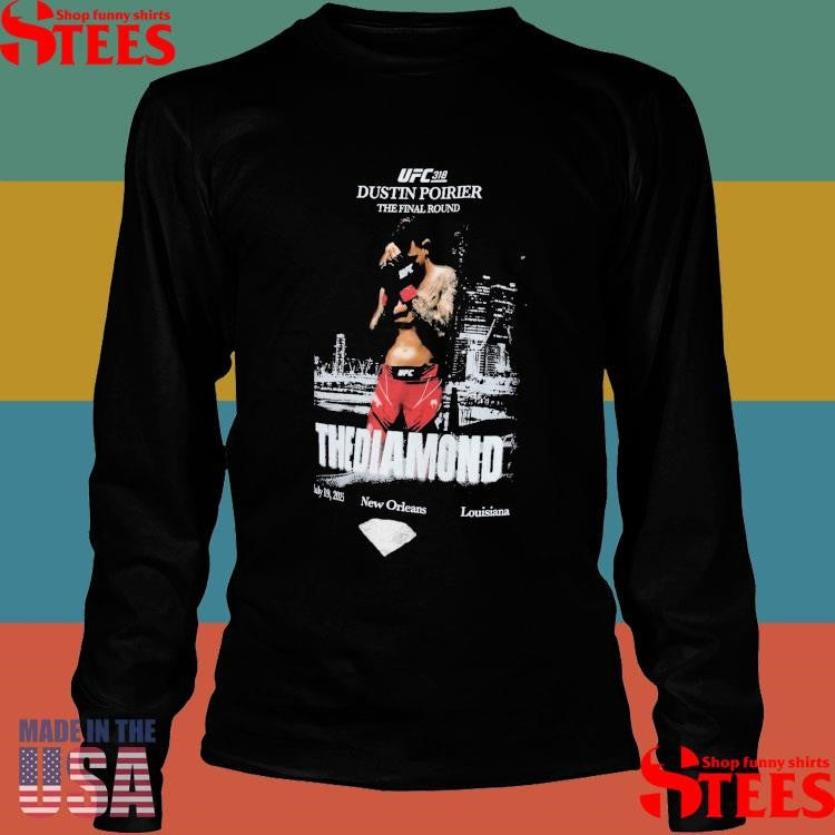 Dustin Poirier The Final Round The Diamond July 19 2025 New Orleans Louisiana Flag Boxy T-shirt