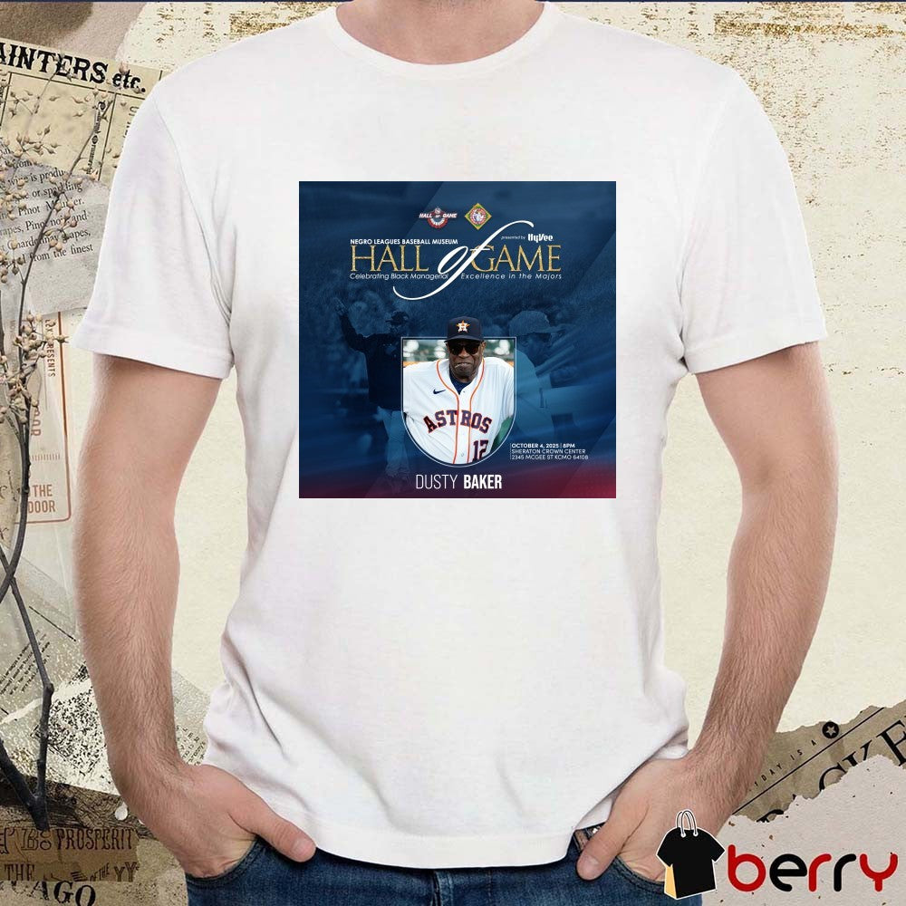 Dusty Baker Negro Leagues Baseball Museum Hall Of Fame t-shirt